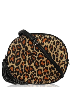 Leopard Crossbody Bag LP1782 BLACK
